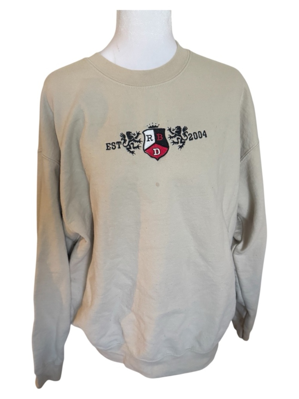 Rebelde/RBD embroidered crewneck hoodie Unisex Size Large